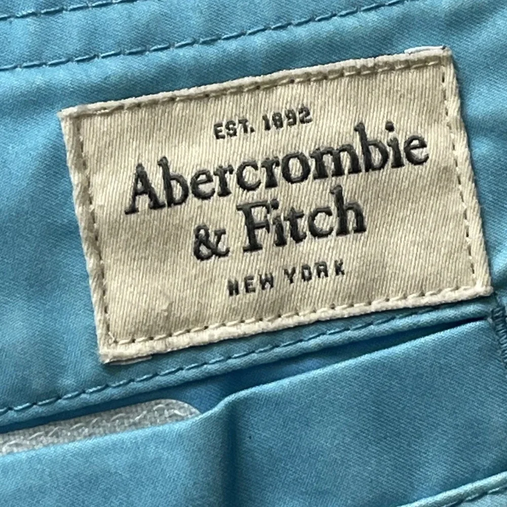 Abercrombie & Fitch Men's Large Board Shorts All Over Print Swim Y2K VTG Unlined